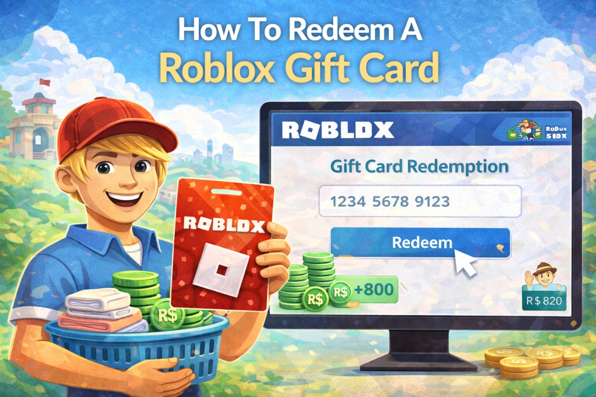 How To Redeem A Roblox Gift Card